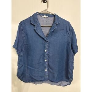 Workshop Republic Clothing Chambray Button-Front Top | Women’s M/L